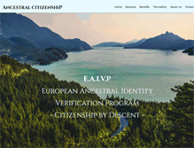 Tablet Screenshot of ancestralcitizenship.org